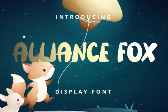 Alliance Fox: A Whimsical Display Font for Branding Projects