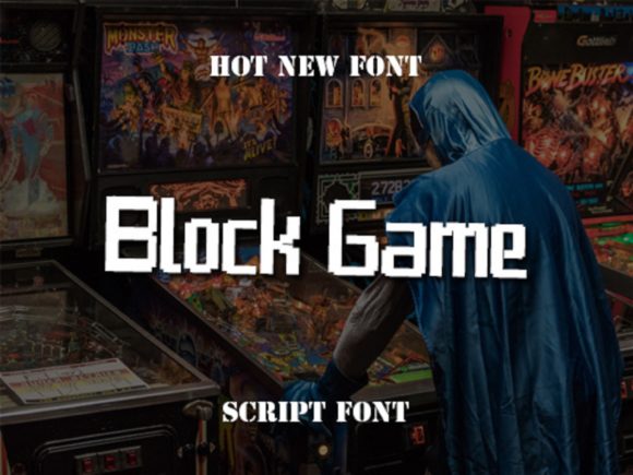Block Game Font: A Bold Display Typeface for Crafters and Sellers