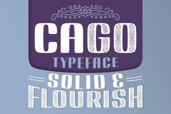 Cago: A Bouncy Display Font for Editorial Design