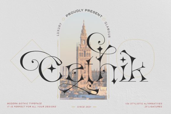 Cethik, a Display Font for Bold Branding Projects