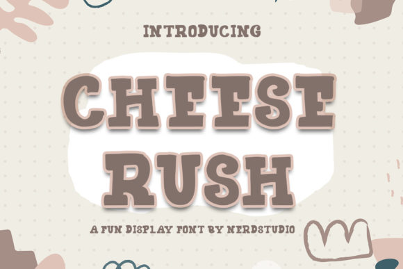 Cheese Rush: A Bold Display Font for Campaign Creators
