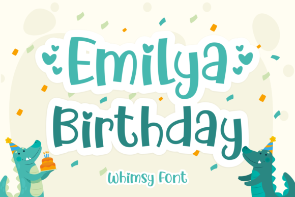 Emilya Birthday: A Joyful Display Font for Web Design