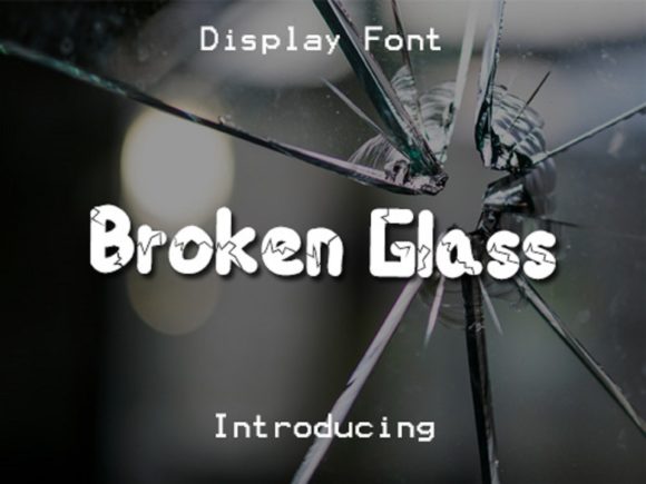 Give Your Brand a Sharp Edge with the Broken Glass Font