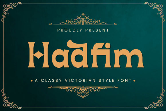 Hadfim: A Bold Display Font with Smooth Curves