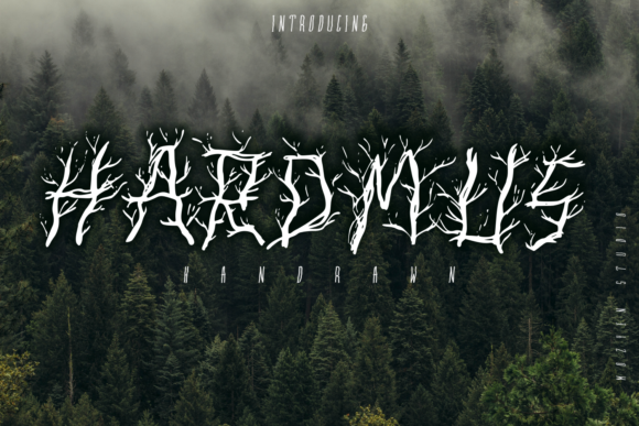 Hardmus: A Brushed Display Font With Real Attitude