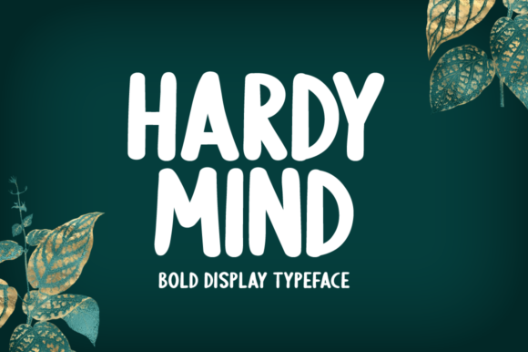 Hardy Mind: A Bold Organic Display Font for Branding