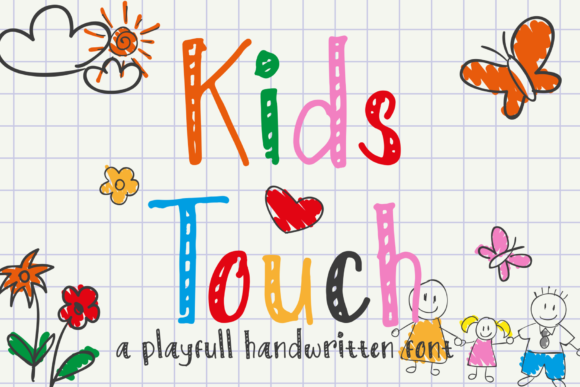 Kids Touch: A Playful Display Font for Web Designers