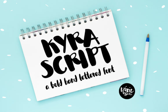 Kyra Display Font: A Cool, Thick Lettered Typeface