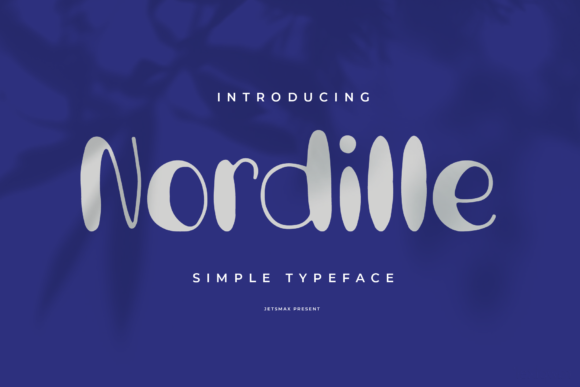 Nordille: A Playful Display Font for Editorial Design