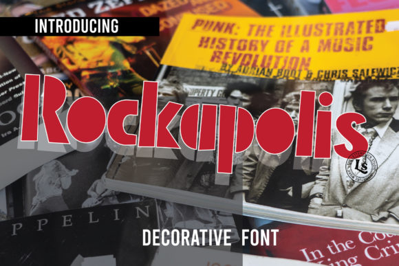 Rockapolis Display Font: Bold, Robotic Style for Business Branding