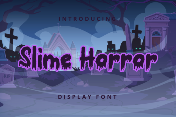 Slime Horror: The Ultimate Creepy Display Font for Makers