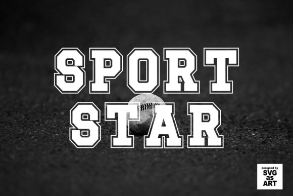 Sport Star: A Bold Display Font for Digital Design
