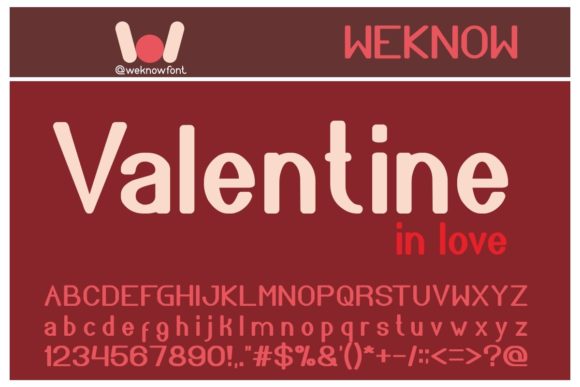 Valentine in Love: A Charming Display Font for Web Designers