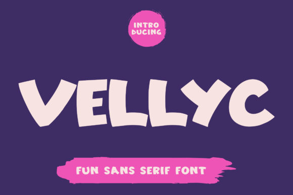 Vellyc: The Playful Display Font for Handmade Designs