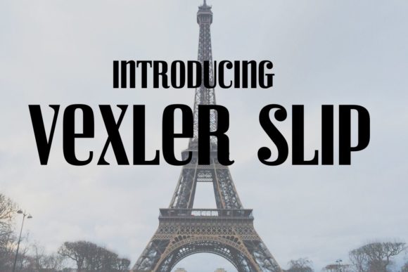 Vexler Slip: A Curly Display Font for Brand Makers
