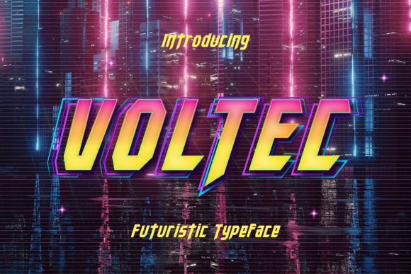 Voltec Display Font: A Bold Upgrade for Your Brand