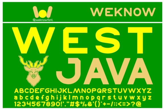 West Java: A Bold Sporty Font for Creative Makers